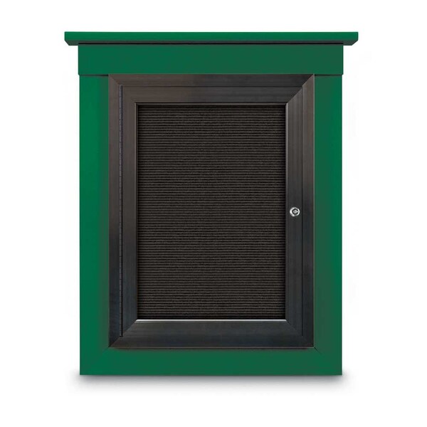 Sliding Glass Enclosed Letterboard, 72"x4